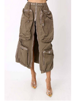 Load image into Gallery viewer, Cargo Maxi Skirt
