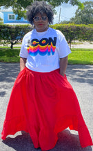 Load image into Gallery viewer, Candy Red Maxi Skirt
