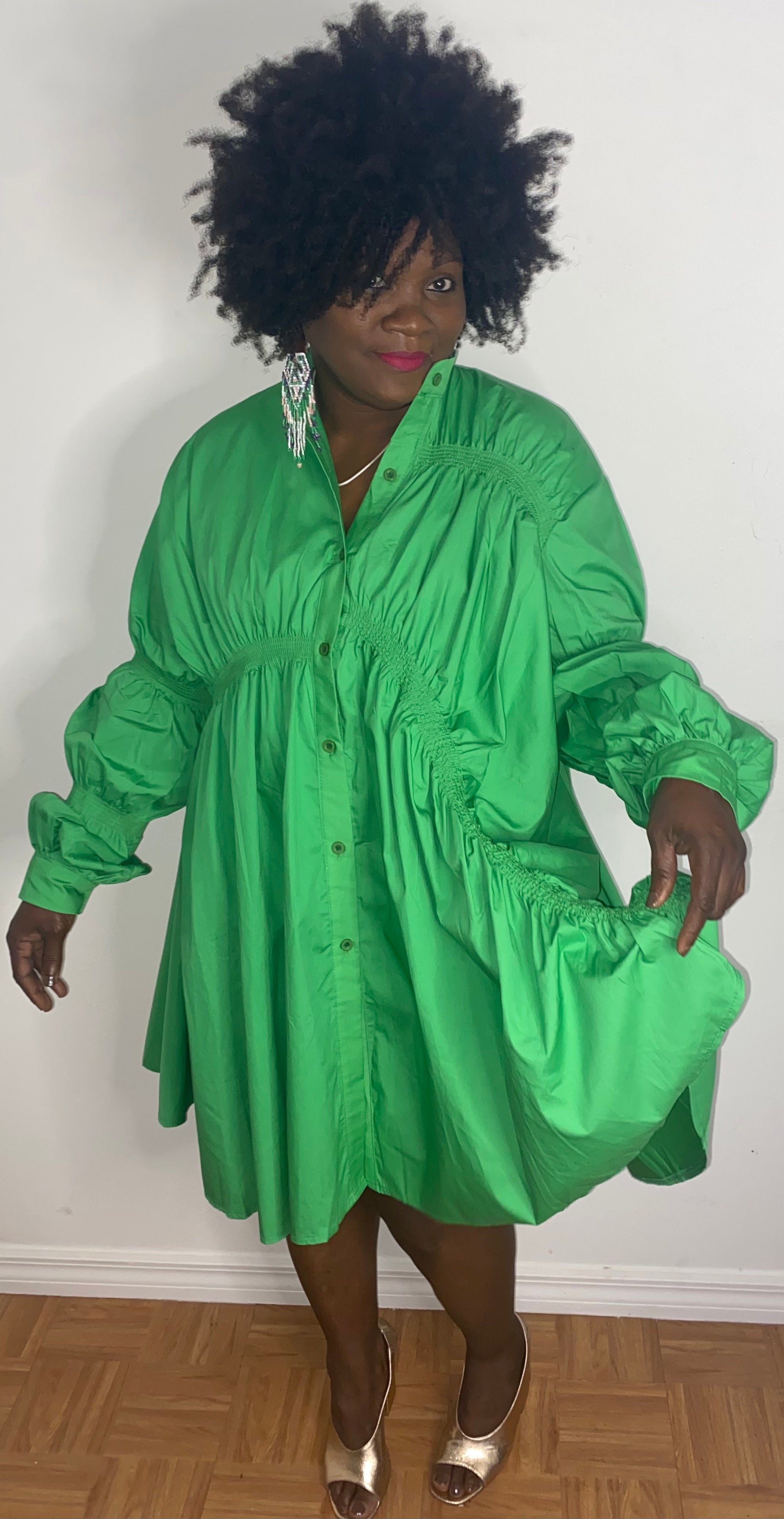 Stella Green Dress GlamHouse of Fashion Stella Green Dress GlamHouse of Fashion